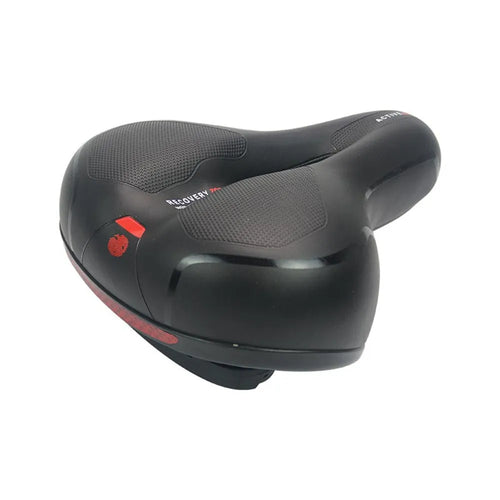 Thickened silicone bicycle saddle cushion with waterproof cover and maintenance tools