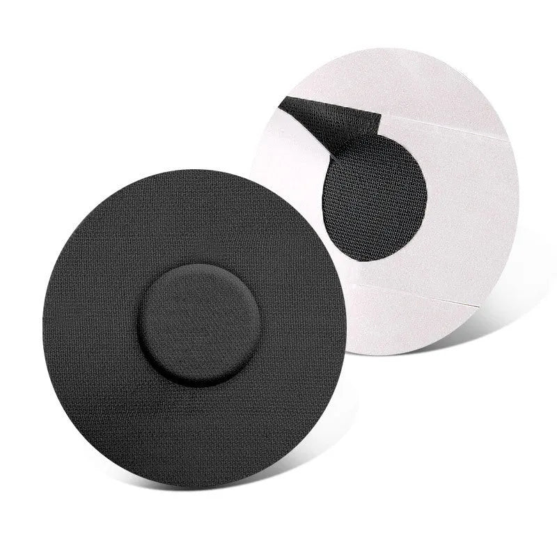 Sports anti-slip adhesive patch glue-free self-adhesive for sensor anti-drop in black skin colour pink blue