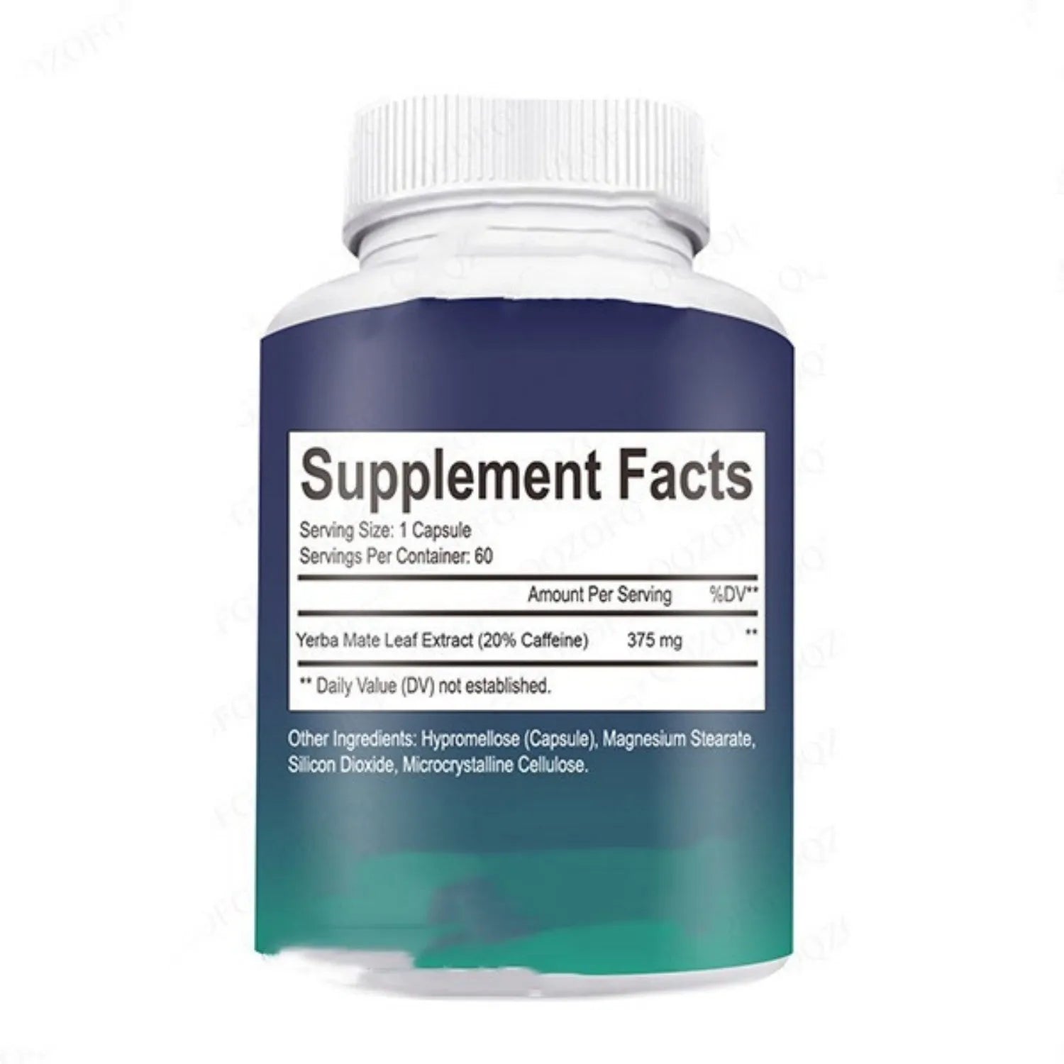60 vitamin capsules supplement product in packaging with room temperature storage requirements