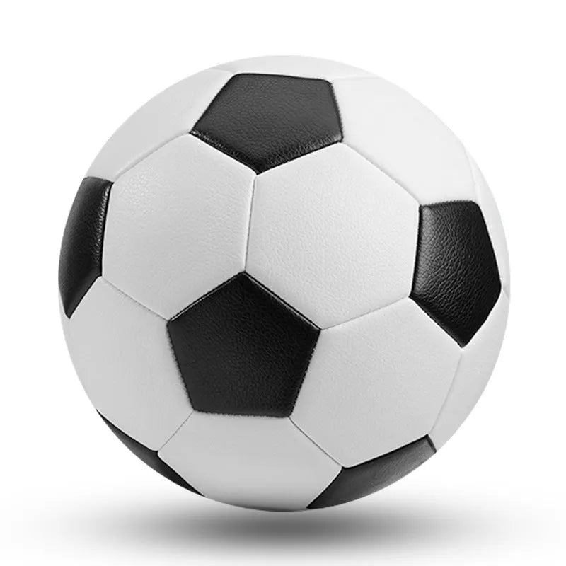 PVC football with machine-sewn seams in sizes 3, 4 and 5 for training and competition
