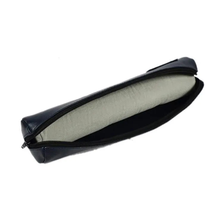 Polyester women's portable bracelet watch buggy bag storage case in black velvet with black bracelet stick