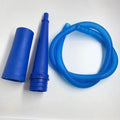Suction pipe dust cleaning equipment set with brush for vacuum cleaner hose and pipe dust removal