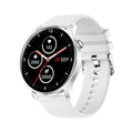 Bluetooth smart watch with heart rate and blood pressure monitoring on wrist