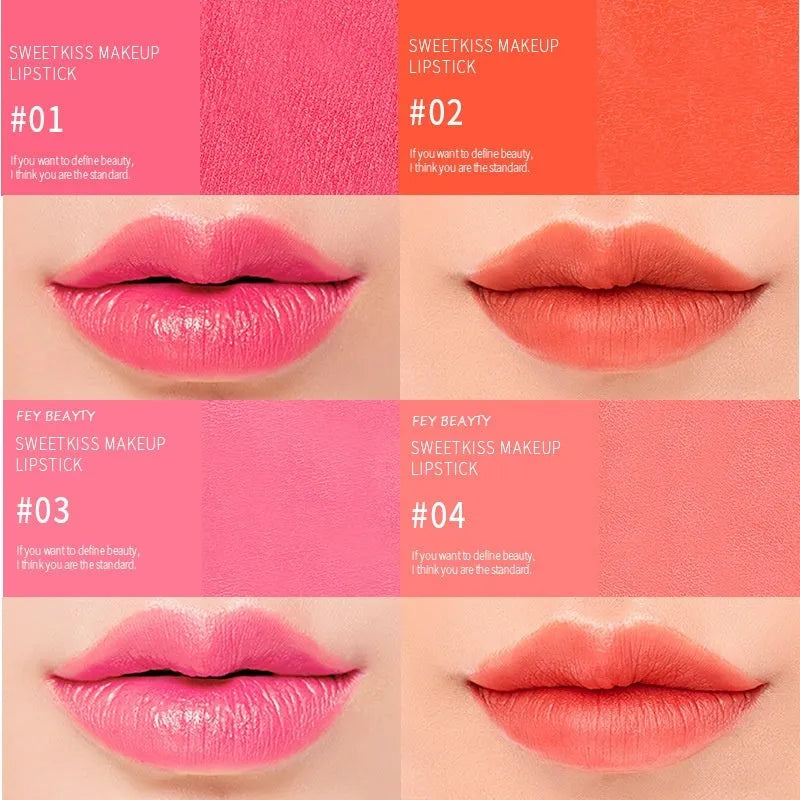 Fey Beauty moisturising lipstick in Cameo Brown shade with non-fading formula