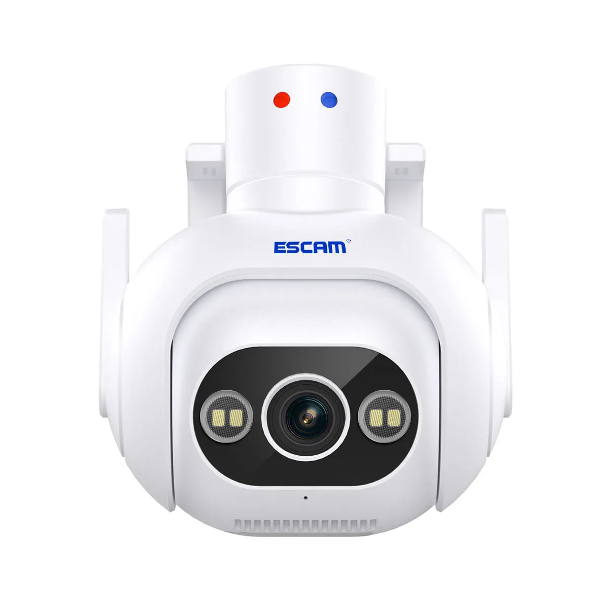 4MP smart colour night vision H265 security camera with wall mount bracket