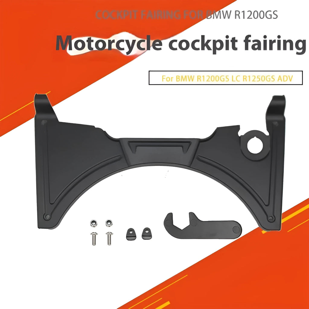 MO-CH003 black ABS plastic cockpit fairing for BMW R1250GS and R1200GS LC motorcycles
