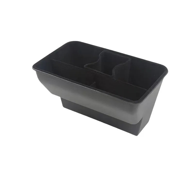 Tesla Model Y rear storage box in ABS plastic with waterproof feature and snug fit