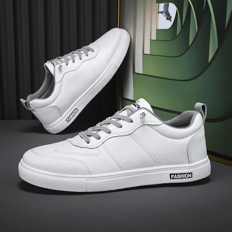 Men's casual shoes low top flat heel solid colour B915 Gray tassel detail rubber sole