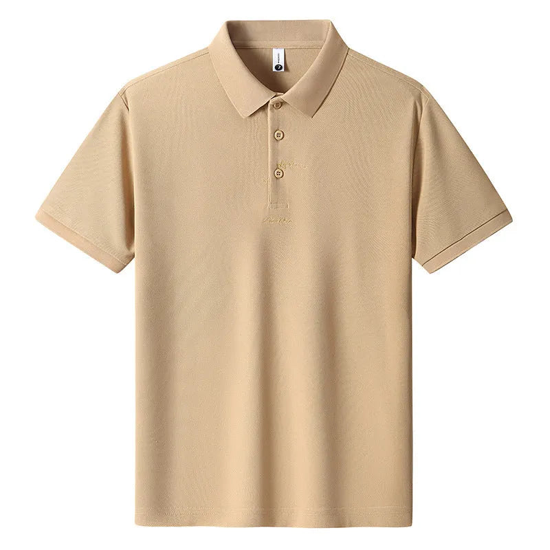 Men's loose fit casual cotton T-shirt in various colours showing short sleeve and letter print design.