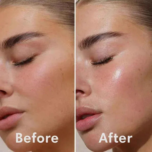 Collagen night face mask bottle with brush applicator for overnight skin repair