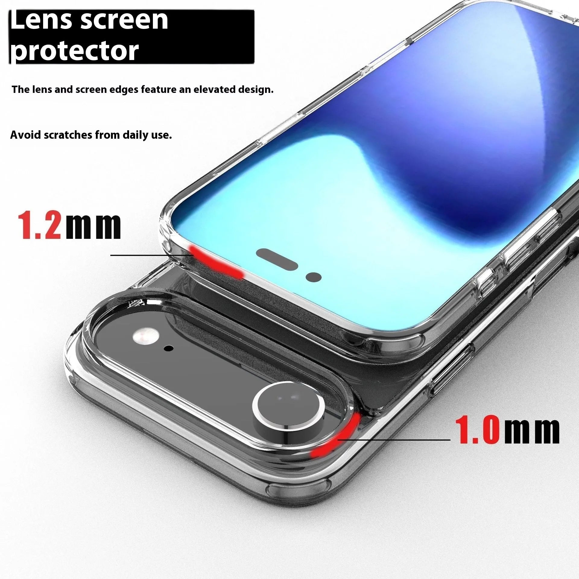 Transparent magnetic phone case for iPhone 17 series showing clear design with magnetic elements