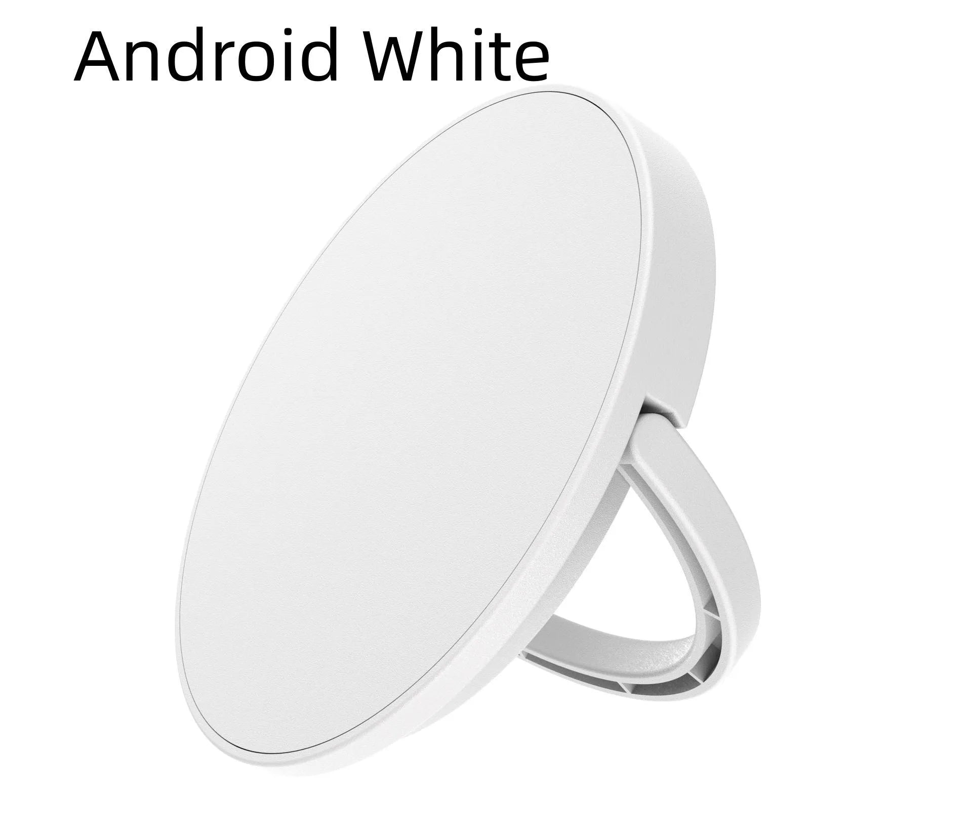 15W magnetic wireless charger pad in black with TypeC port for iPhone and Android