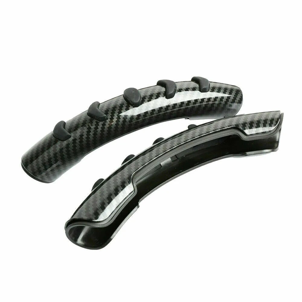 Carbon fibre black steering wheel anti-skid sleeve for 38 cm diameter wheels