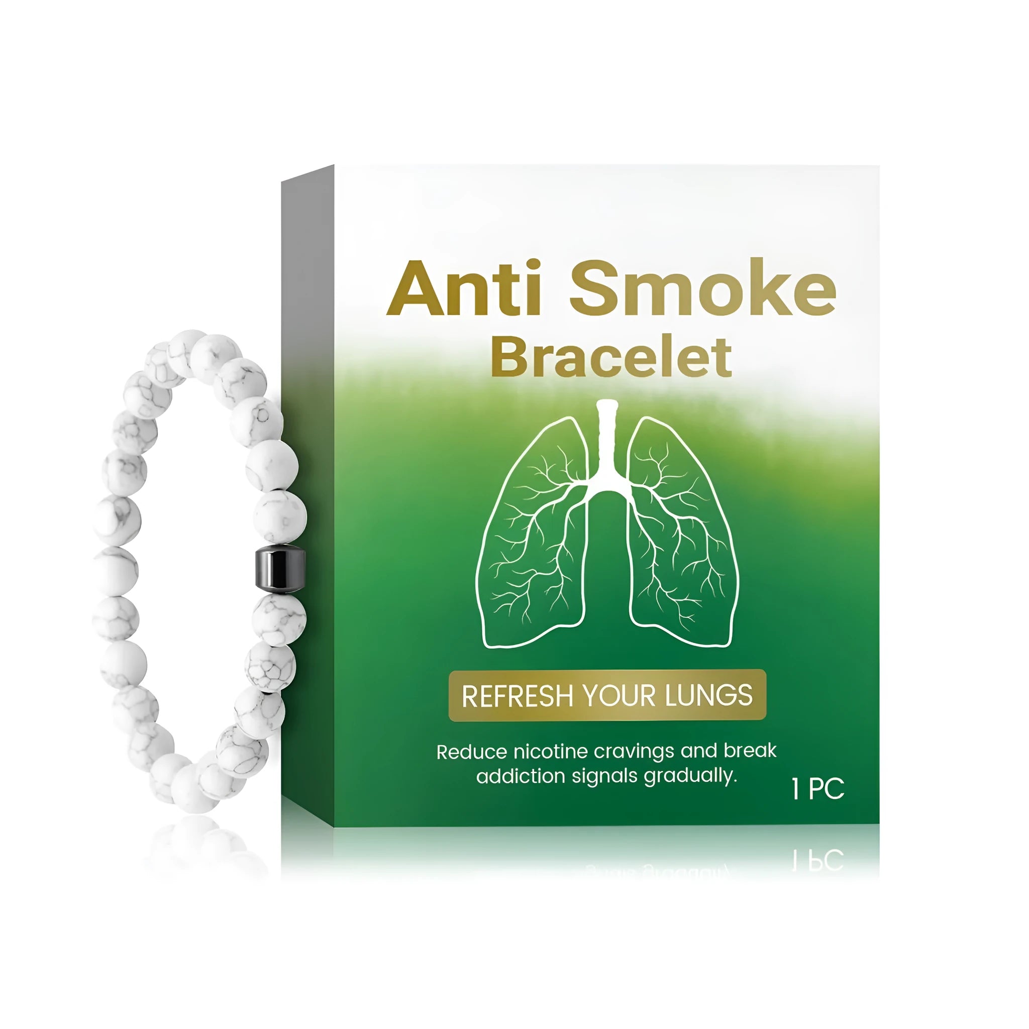 Women's synthetic turquoise bracelet single piece jewellery unit.