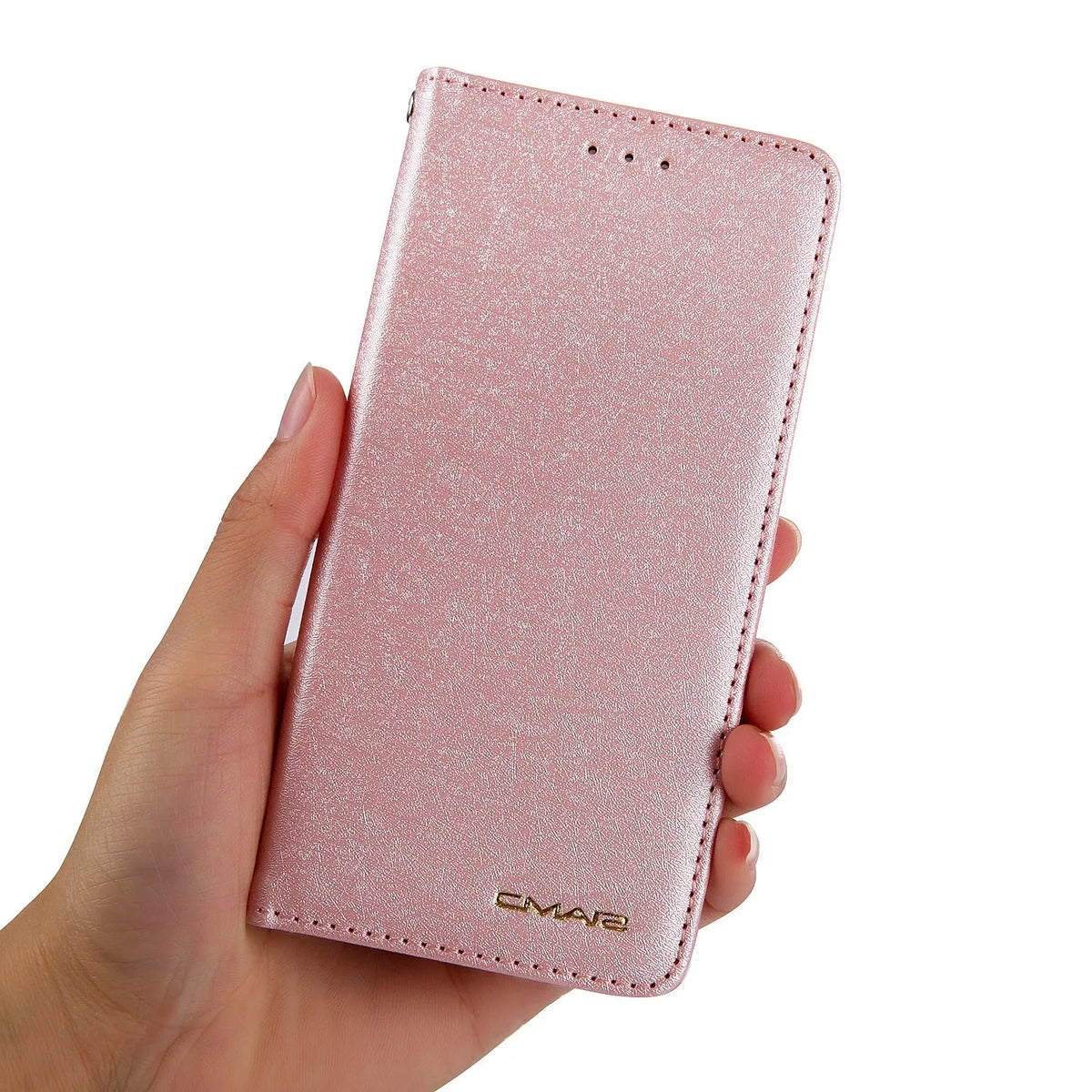 PU leather flip phone case with card slot for iPhone in various colours