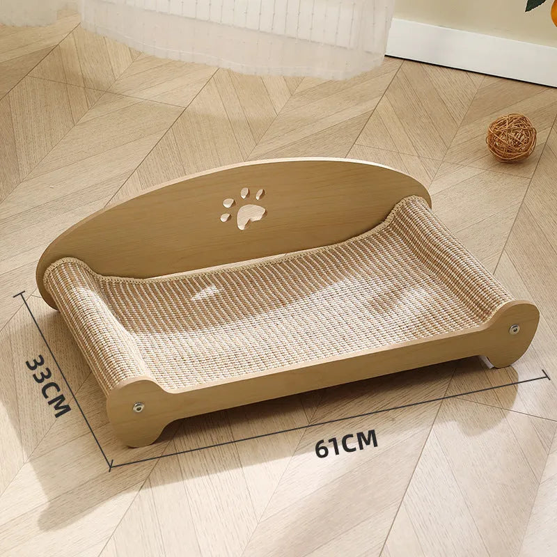 Large sisal cat scratch board in Japanese style heightened design upgrade colour