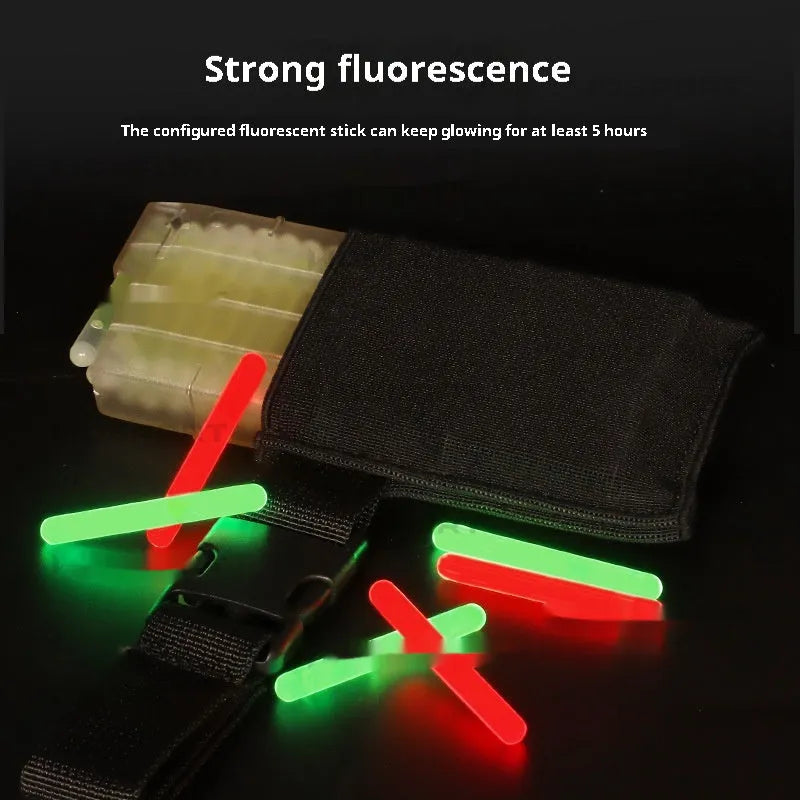 Tactical mark light stick 30-pack outdoor fixed point navigation plastic green red mixed colours