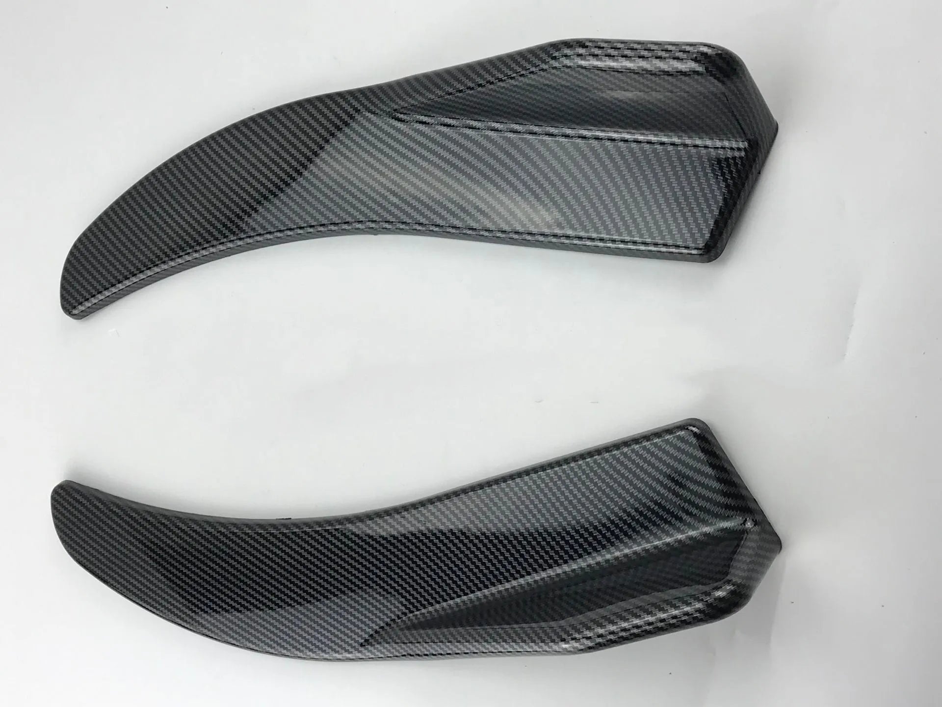 ABS car deflector lights with carbon fibre finish for front and rear installation on General Motors vehicles
