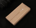 PU leather business wallet phone case for iPhone with card storage compartment