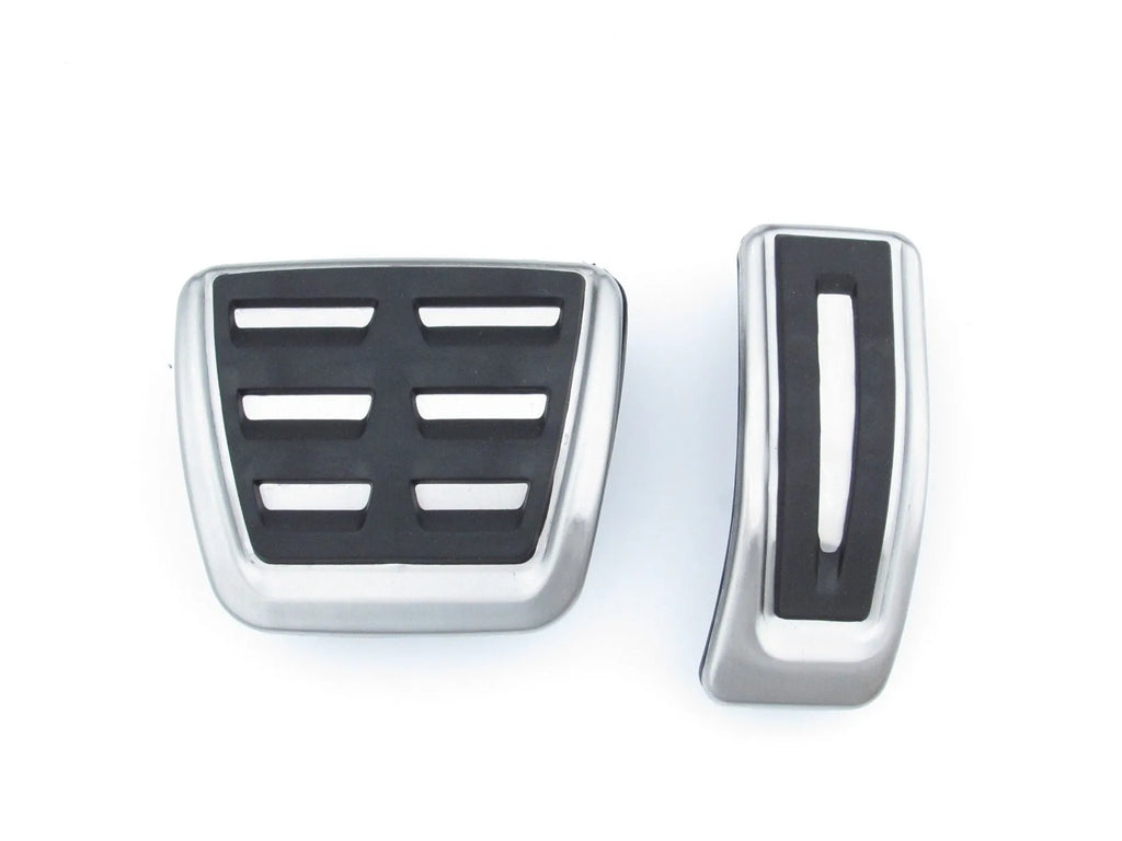 Stainless steel brake accelerator pedal for Porsche Macan SUV in black finish