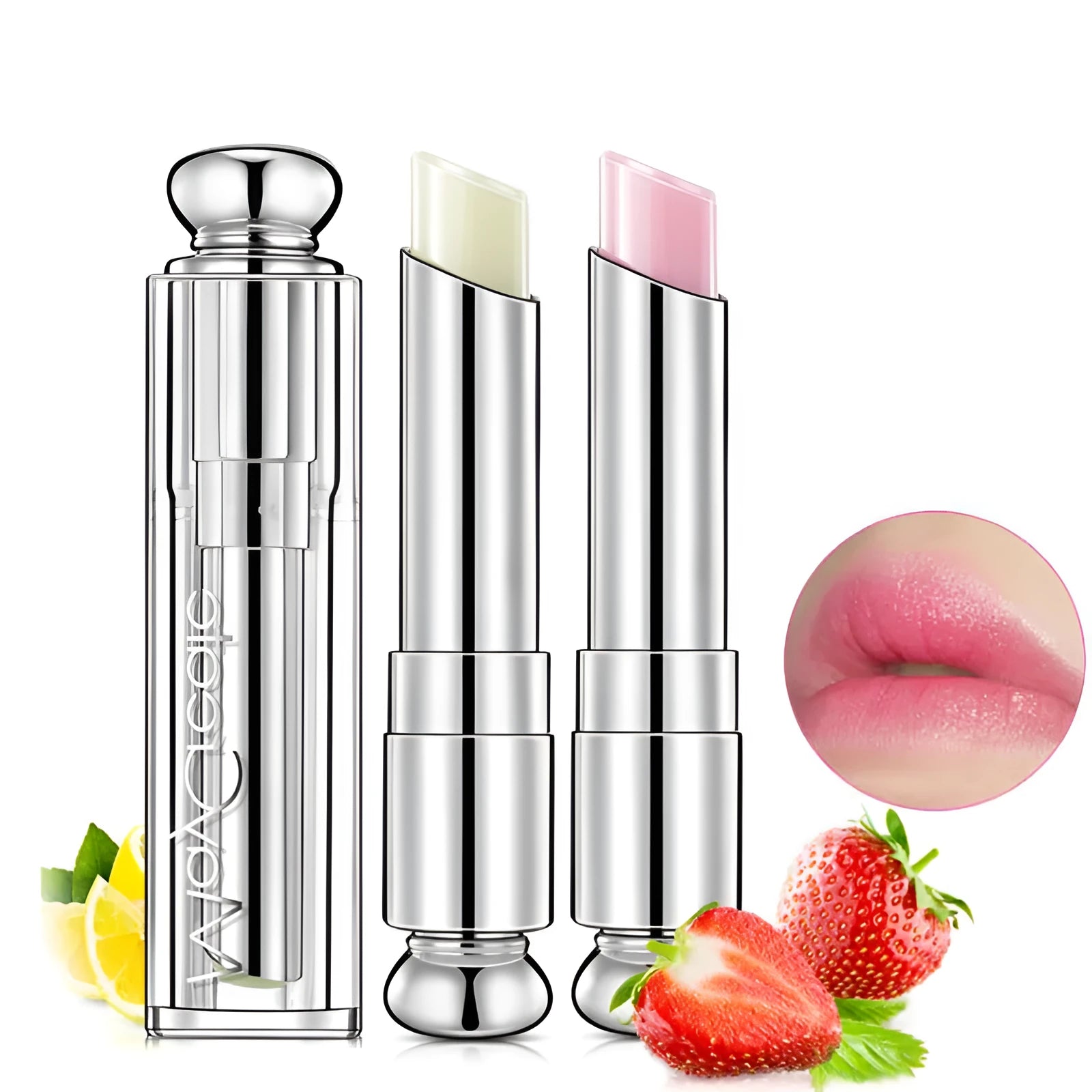 Universal colour changing lip balm in paste texture with pH reaction for personalised tint