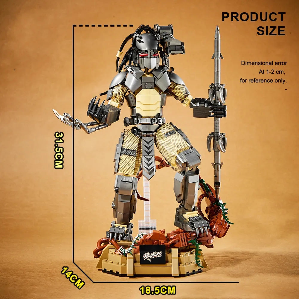 Alien Monster Iron Blood small-particle plastic building blocks toy for ages 7 to 14