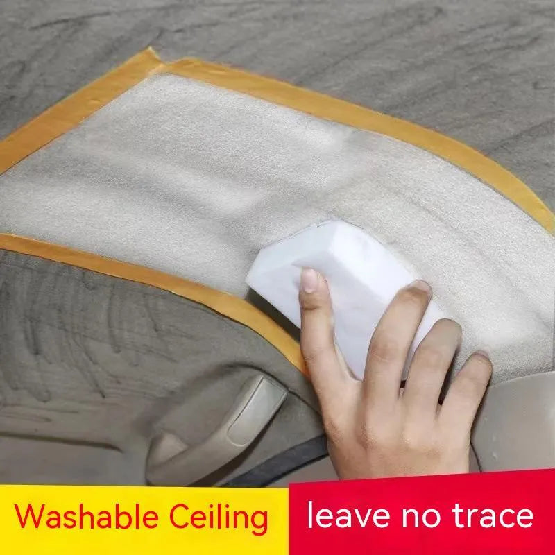 Wash free fabric roof foam decontamination cleaner bottle with herb essence for car interior ceilings