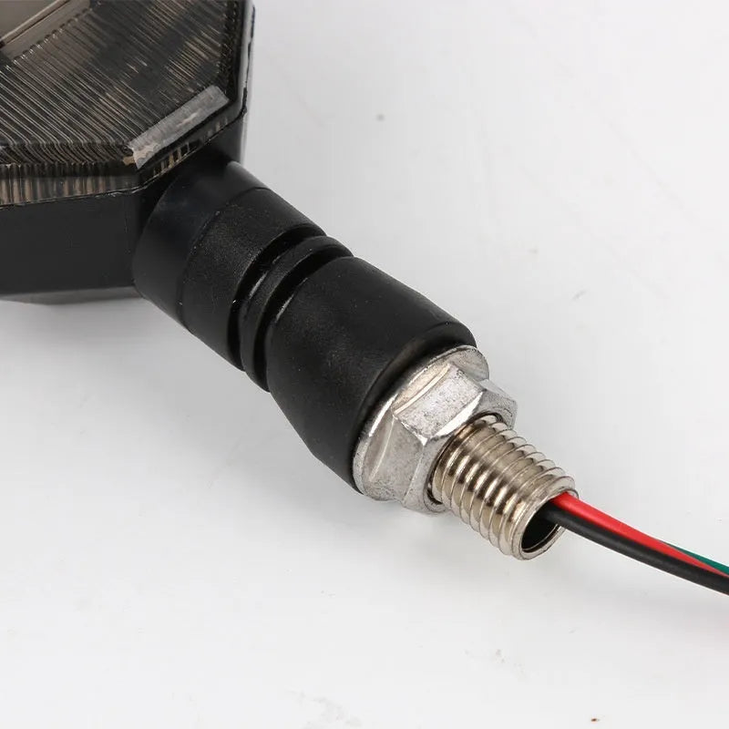 Arrow-shaped LED motorcycle 12V direction signal lamp with ABS plastic housing universal fit