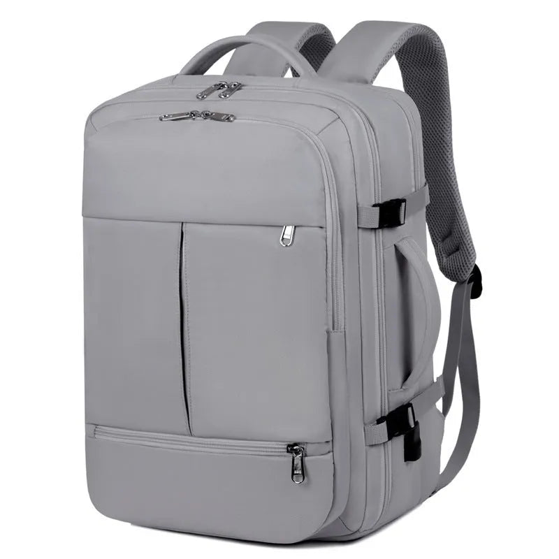 Waterproof oxford cloth backpack in multiple colours with laptop compartment and zippered pockets
