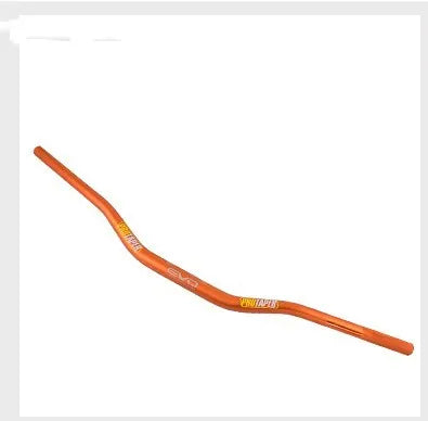 28mm aluminium alloy scrambling motorcycle handlebar with EVO orange finish showing 80cm width