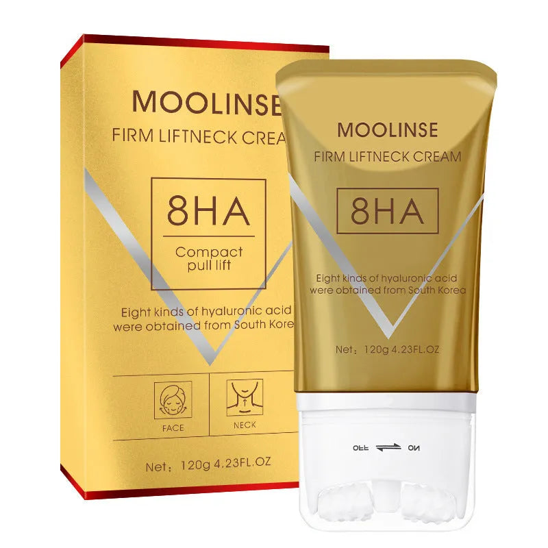 120ml neck cream container with lifting and firming massage properties for daily neck care
