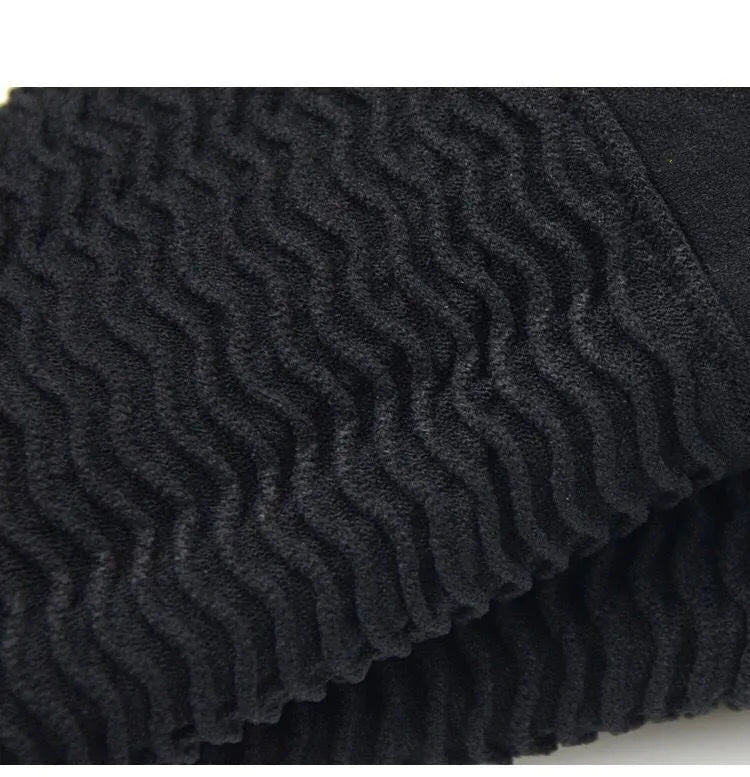 Nylon leg shaping belt in black or skin colour, middle calf length, free size, one pair for fitness and body shaping