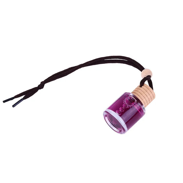 Car air freshener glass bottle hanging ornament in 55g net content