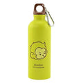 500ml stainless steel cartoon animal sports bottle with sealing ring and handle, 21cm tall
