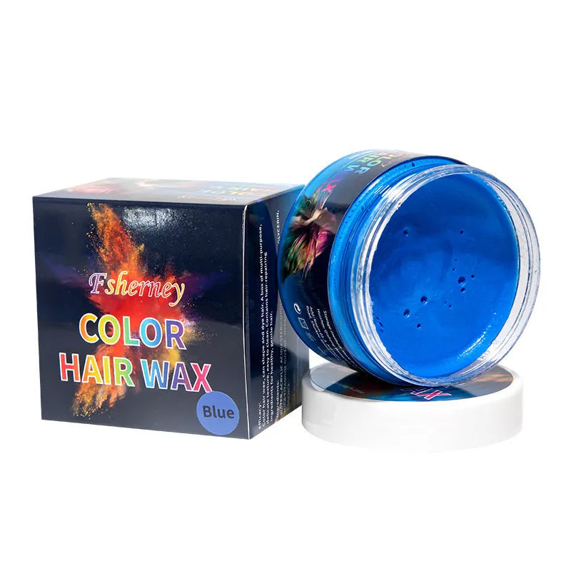 120g hair styling clay container in one of nine colours including Granny Grey and Rose Red