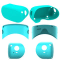Silicone protective cover for Oculus Quest 2 VR host in black with heart pattern