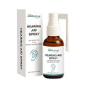 Ear care soothing spray 100ml bottle with witch hazel, mint leaves, arnica and olive oil for external ear cleaning