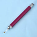 Luminous aluminium alloy single-head drill pen for diamond painting in gold, red, or blue colour options