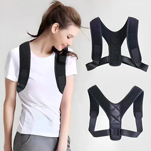Babaka adjustable nylon sitting posture correction belt for back and shoulder support.