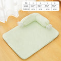 Candy colour cloth dog mat in blue, gray, or green, sizes S M L XL for pets up to 40kg