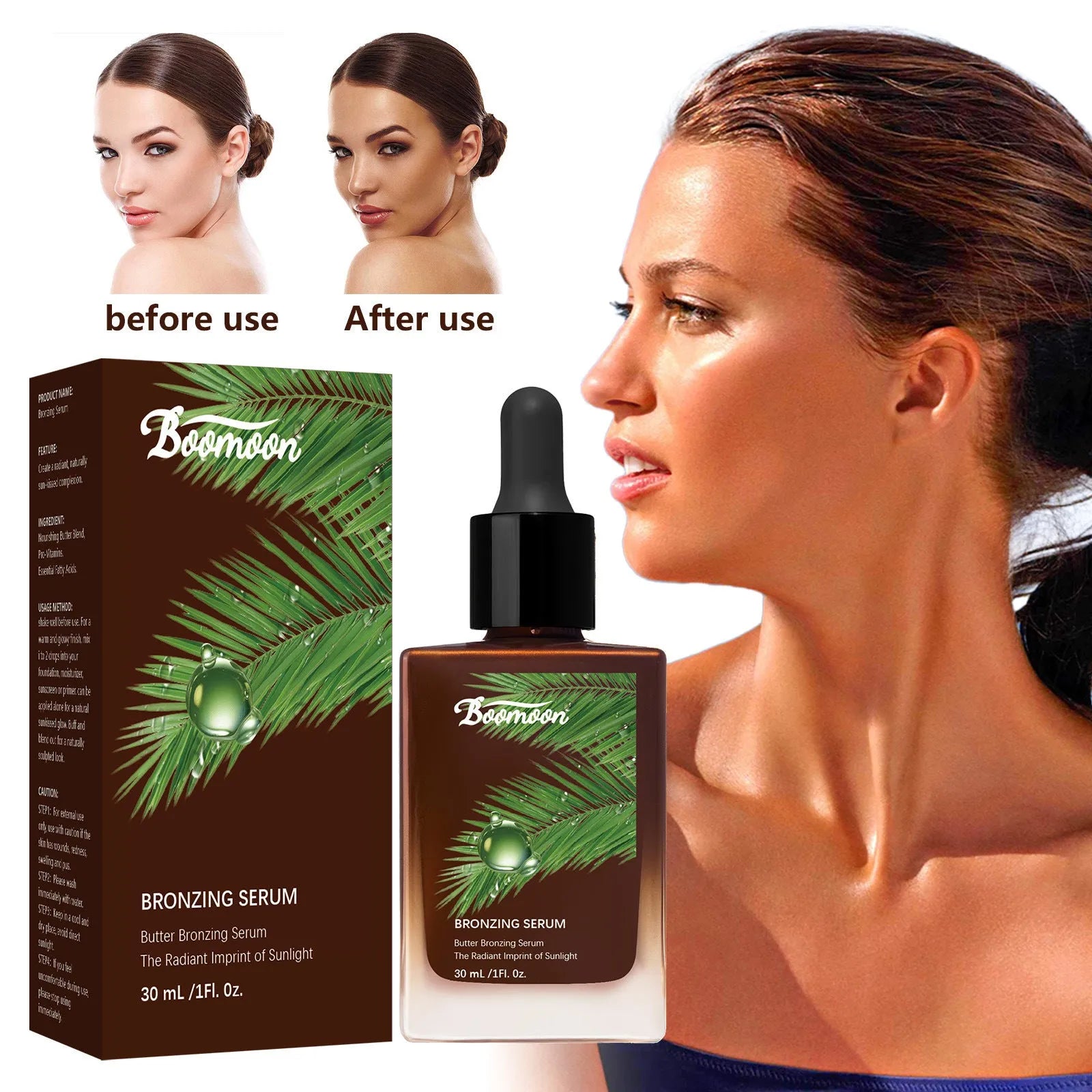 Bronze Black Care Solution 30ml bottle for coloured circle contact lenses measuring 101mm by 45.3mm