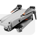 UAV folding four axis drone with 4K dual camera in black plastic, compact size 12.5x9x5cm
