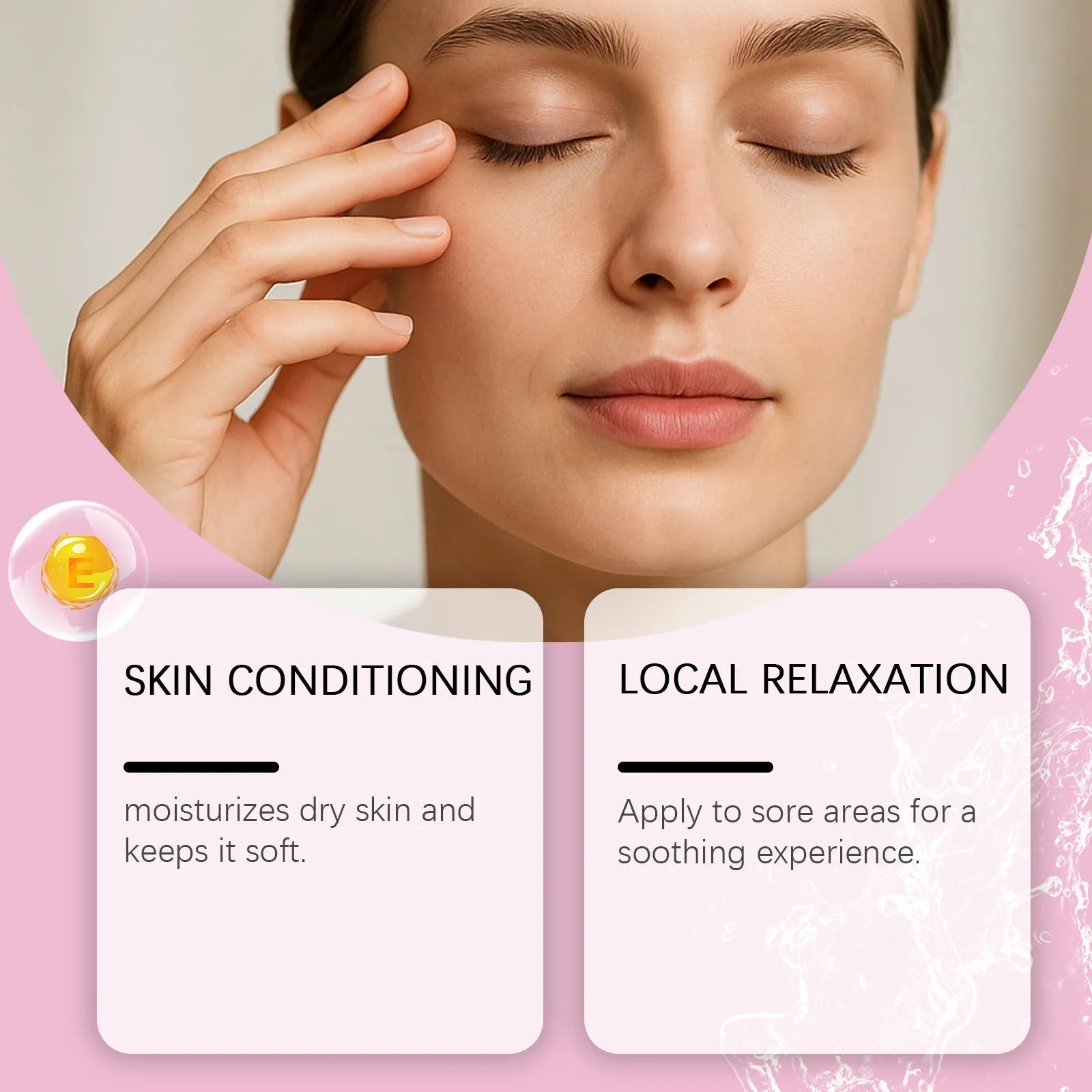 89ml Skin Moisturising Ball Treatment Oil body care kit for universal skin types