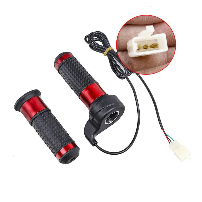Three-wheel electric car accelerator transfer handle with three-speed rotating mechanism in multiple colour options