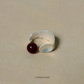 Small electroplated alloy jewellery piece with a diamond shape, shown as a bracelet or ring option.