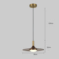 Wood and copper bar-style chandelier light fixture with push-button switch.