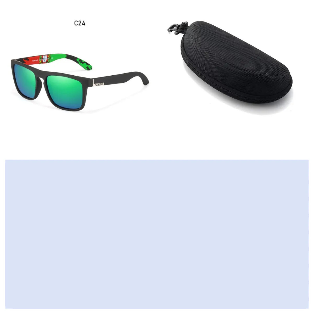 Men's polarized sports driving sunglasses with full frame, UV400 protection, and multiple colour options