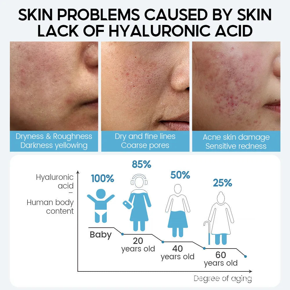 15ml hyaluronic acid face serum bottle for anti-aging, pore shrinking, and skin brightening
