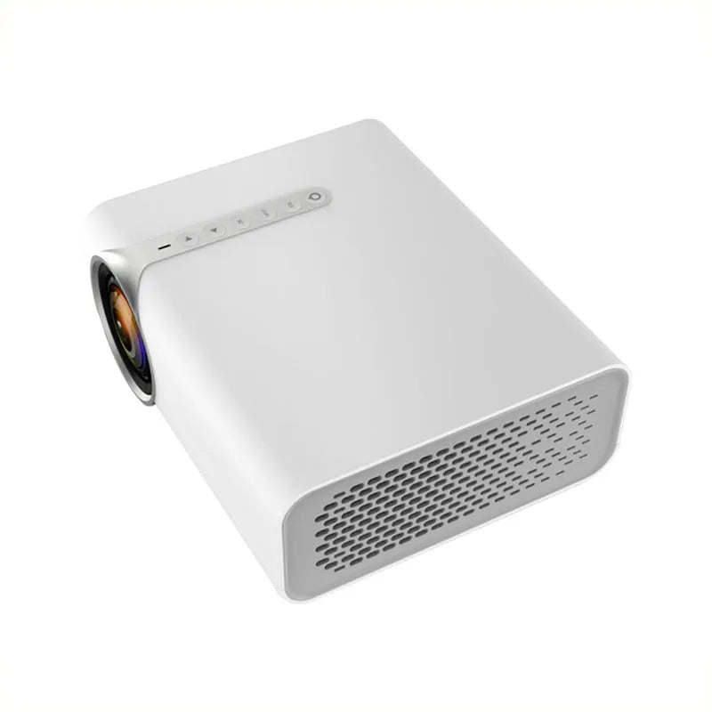 YG530 mini mobile phone projector in black or white colour with wireless connectivity for same-screen projection