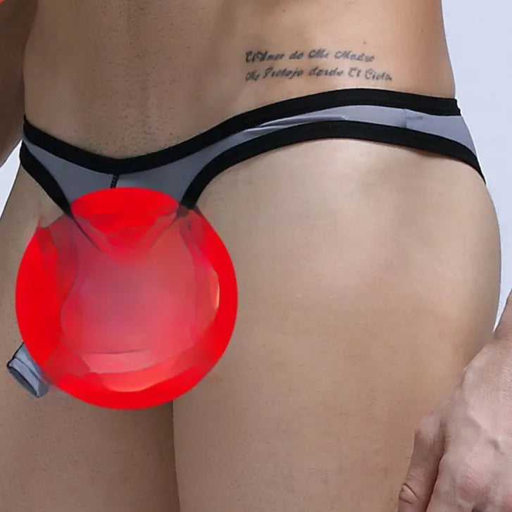 Men's Ice Silk briefs in seven colours: white, black, sky blue, dark grey, grass green, army green, skin colour.
